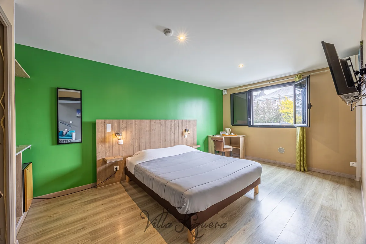 La chambre Nature de la Villa Kazuera